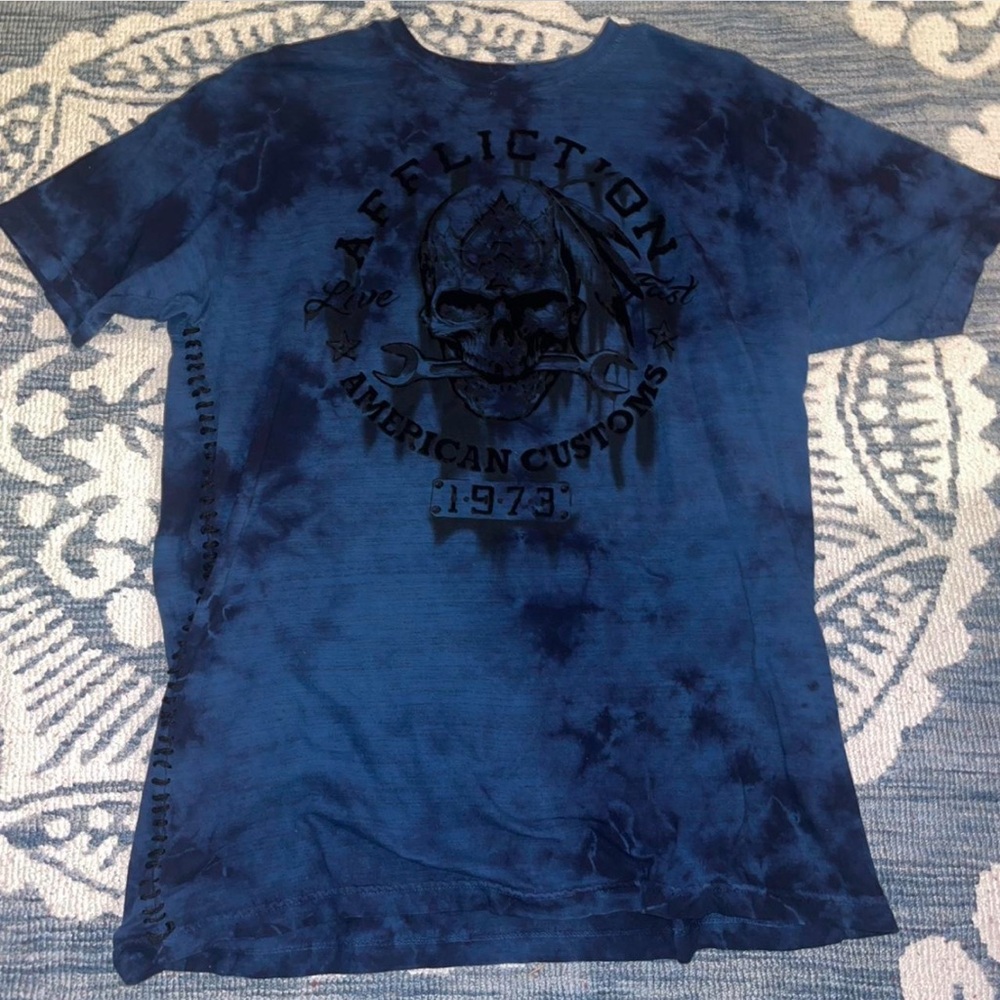 Affliction Skull Graphic Tee